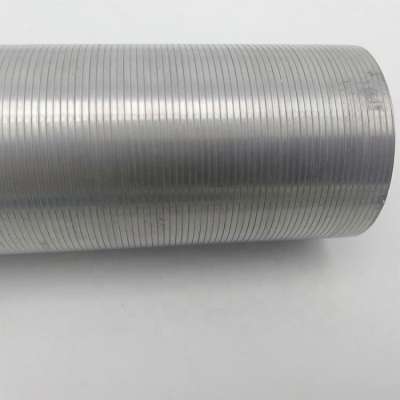 Heavy flow stainless steel filter element for sewage treatment