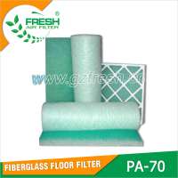 china supplier air filter spray booth paint arrestor pads of fiberglass filter media